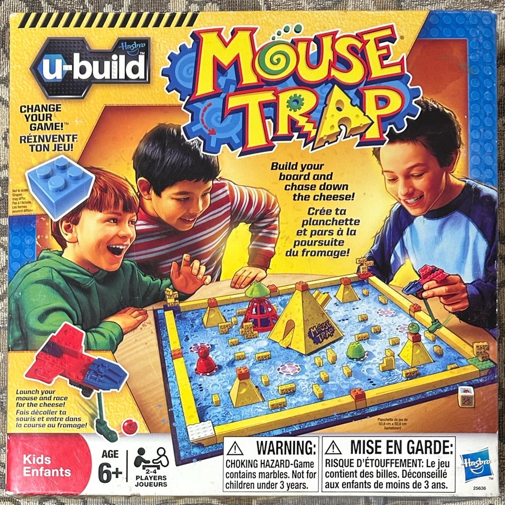 U-build Mouse Trap Game by Hasbro /MB Games 2010 Still Sealed
